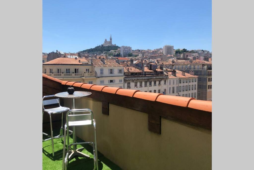 Loft Moderne Vue Vieux Port Terrasse Rooftop Apartman Marseille Kültér fotó