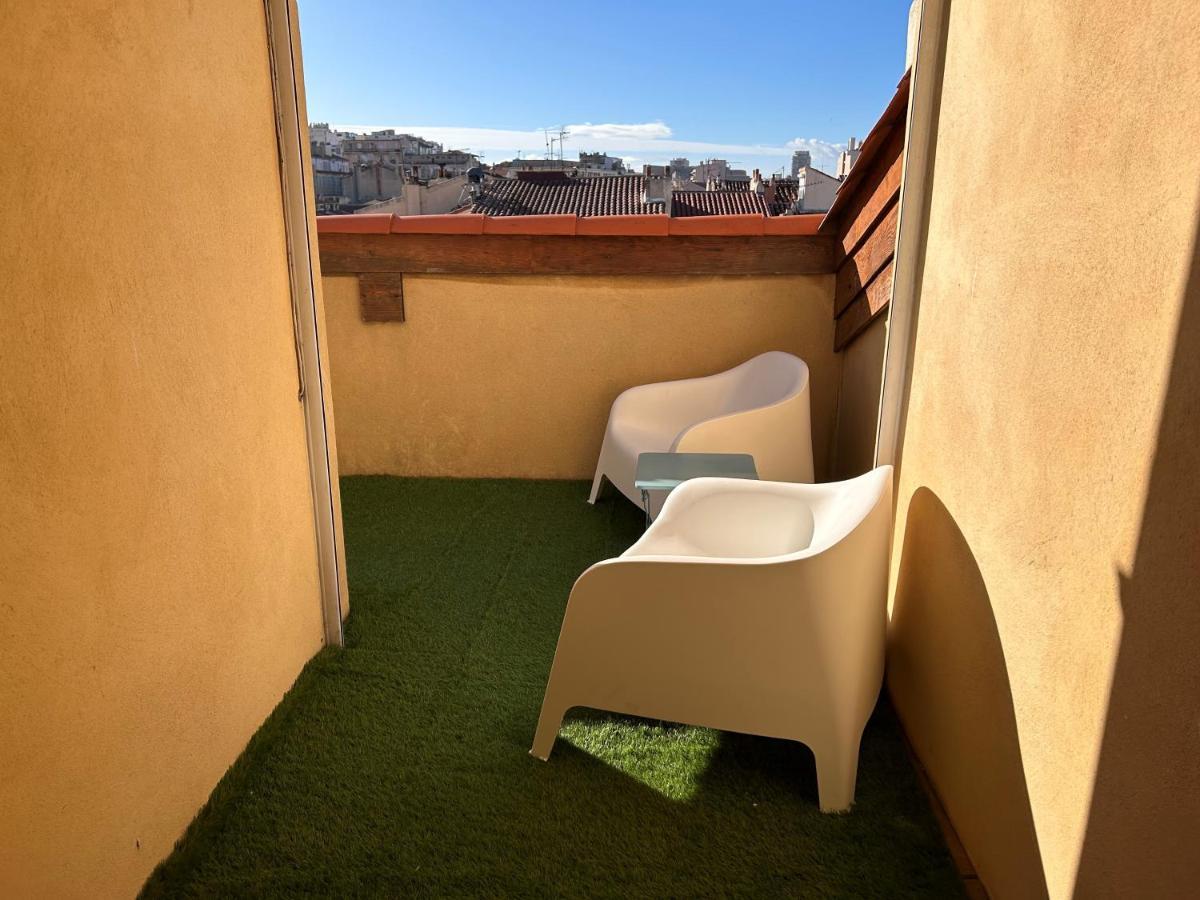 Loft Moderne Vue Vieux Port Terrasse Rooftop Apartman Marseille Kültér fotó