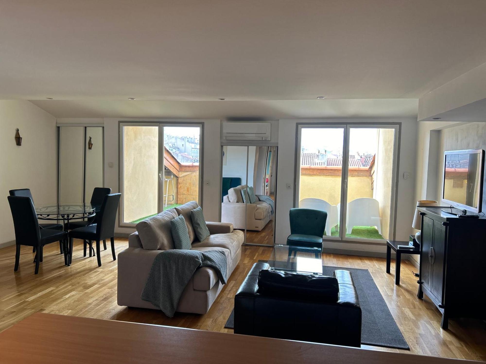 Loft Moderne Vue Vieux Port Terrasse Rooftop Apartman Marseille Kültér fotó