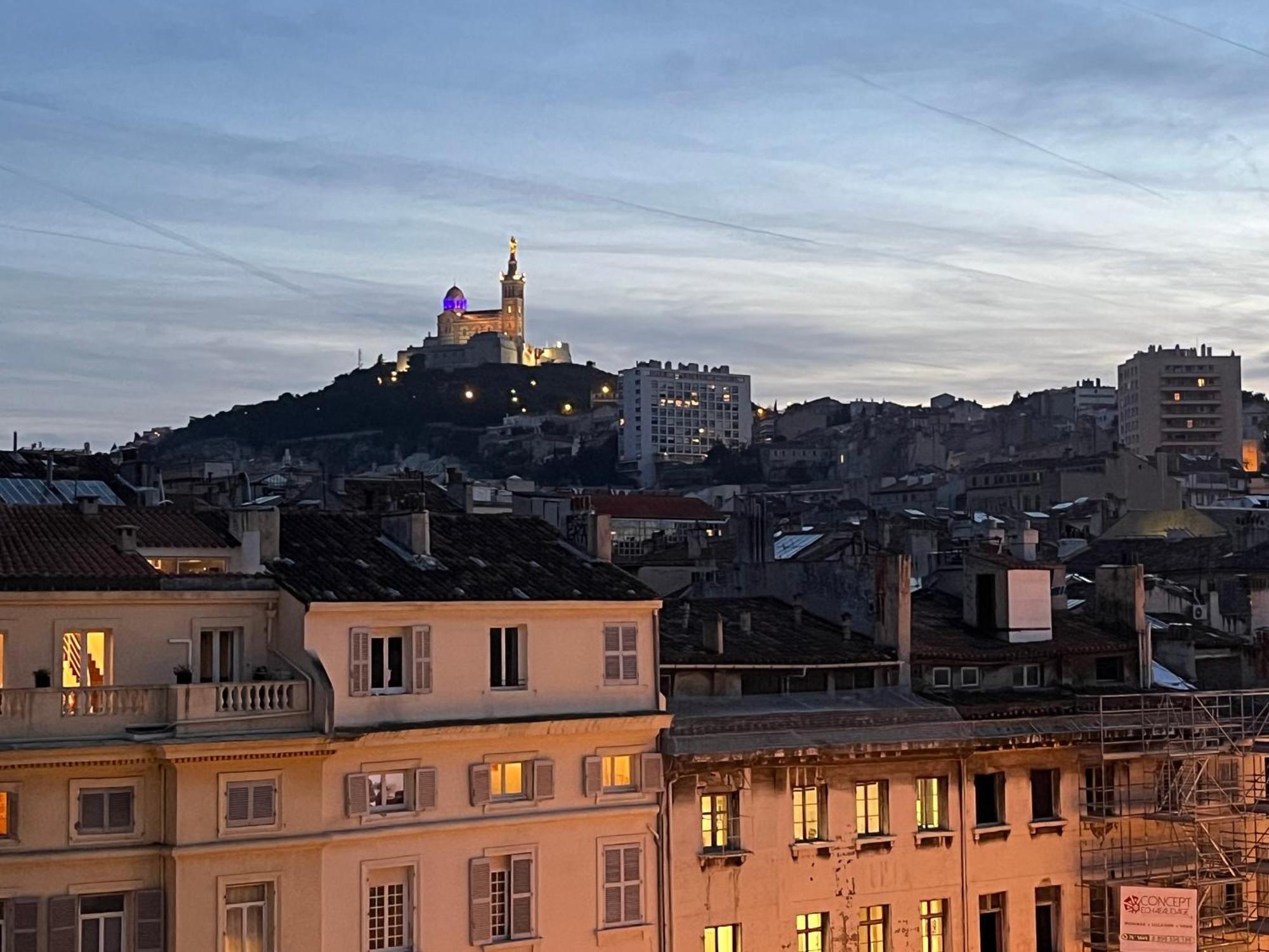 Loft Moderne Vue Vieux Port Terrasse Rooftop Apartman Marseille Kültér fotó