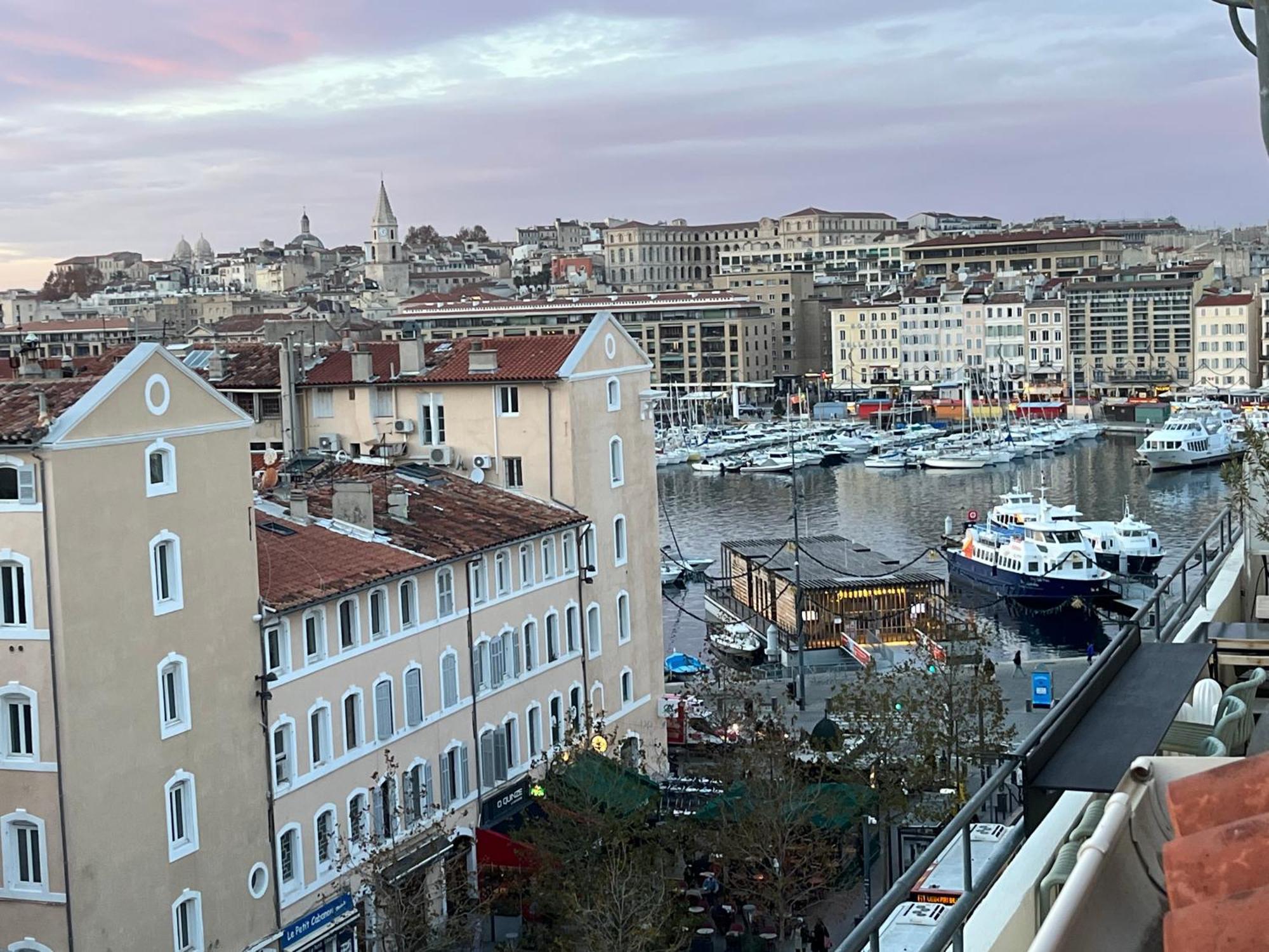 Loft Moderne Vue Vieux Port Terrasse Rooftop Apartman Marseille Kültér fotó